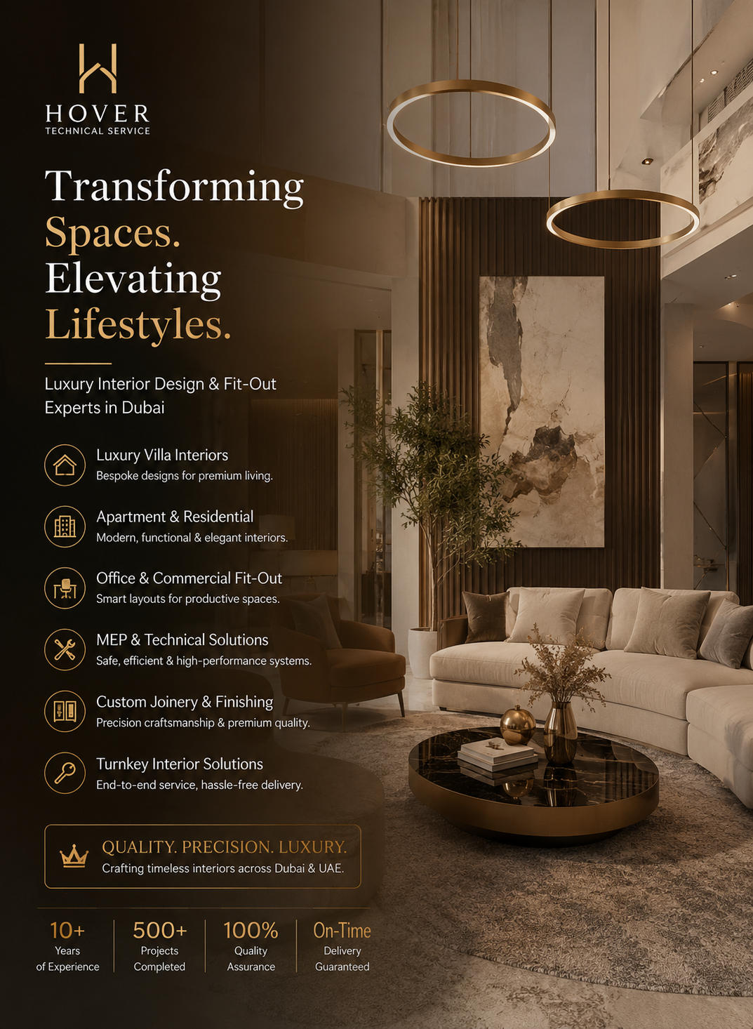 luxury interior design company in Dubai